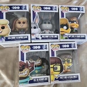 Looney Toons dressed as Mystery Inc Funko Lot